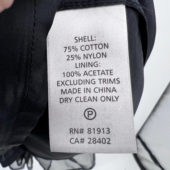 ANTHROPOLOGIE TRACY REESE Lace Dress Party Formal Black Gold SIZE US 4 - Picture 8 of 9